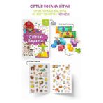 Aycer Çiftlik Boyama Kitabı - Oyun Hamurlu - 3 Yaş +