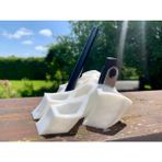 Aycer Geometrik Tasarım Kalemlik, Çok Amaçlı Kalem, Silgi, USB Bellek Organizer, Kalem Kutusu