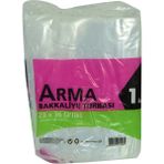 Aycer Naylon Torba Arma Şeffaf Bakkaliye Kuruyemiş Şeker Torbası 23X36 (2 Lik ) Takribi 190 Adet 1000 gr