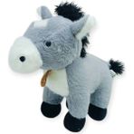 Aycer Peluş Hayvanlar Sesli 30 cm At - Gri - 1 Adet