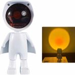 Aycer Projeksiyon Güneş Lambası Astronot Gün Batımı Projektör LED Işıklı - Lisinya
