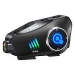 Aycer Q28 Motosiklet Kask Bluetooth Kulaklık 1080P Kamera Interkom Kulaklık Su Geçirmez Intercom