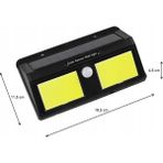 Aycer Solar Güneş Enerjili Sensörlü 96 Cob LED Aplik Duvar Tipi LED Lamba ( Lisinya )