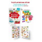 Aycer Taşıtlar Boyama Kitabı - Oyun Hamurlu - 3 Yaş +
