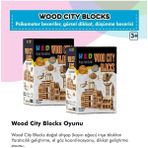 Aycer Wood City Blks Ahşap Şehir Blokları (Kayın Ağacı)