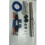 Aycı Mühendislik 4SD6/8 1 Hp Alarko Trifaze 40 mt Yassı Kablolu 80 mt Halatlı Çift Vanalı Akıtma Başlıklı Takım Dalgıç Pompa