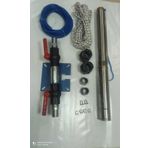 Aycı Mühendislik 4SD6/8 1 Hp Alarko Trifaze 50 mt Yassı Kablolu 100 mt Halatlı Çift Vanalı Akıtma Başlıklı Takım Dalgıç Pompa