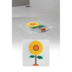 Ayçiçeği Kare Silikon Kötü Koku Önleyici Gider Kapağı – Banyo, Mutfak, Balkon Lavabo Tıpası 14,5X14,5 Cm