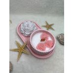 Ayd 3 Lü Mum&biblo Şakayık Doğal Soya Wax Ahşap Fitil Aydspecial Kokulu Mum&biblo