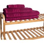 Ayd Home 6'lı Mürdüm Yüz Havlusu - 50 x 90 cm - Renkli