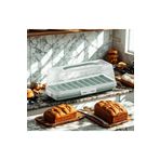Ayd Kitchen Kek Taşıma Kabı, BPA İçermeyen Plastik, Saplı ve Kilitli Kek Fanusu, Taşınabilir(Baton) 3renk 1 adet