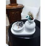 AYD Sunum Tabağı Süslük Dekoratif Vazo & Biblo Kokulu Mum&Şamdan %100 Soya Wax & Taş Tozu