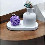 AYD Sunum Tabağı Takılık Süslük Dekoratif Vazo Örgü Mum %100 Soya Wax & Taş Tozu