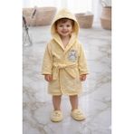Aydede Kids Rkek Bebek Bornoz Seti Kapüşonlu Peluş Yumuşak Doku Kemerli Ev Giyim 0-3 Yaş - 0 - 3 Yaş - Sarı