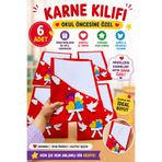 Aydede Oyunevi 6 Adet Keçe Okul Öncesi Karne Kılıfı Anasınıfı Anaokulu İlkokul Kırmızı Balonlu