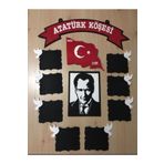 Aydede Oyunevi Atatürk Köşesi Keçeden Yapılmış Pano