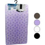 Ayder DİKDÖRTGEN - LÜX PVC PETEK DESEN - ŞEFFAF-BUZLU 98PCS VANTUZ KAYDIRMAZ BANYO - KÜVET PASPAS 37X68CM
