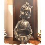 Ayder Online Satış 14cm-30cm ebatlarında kırılmaz polyester,sepetli kız biblosu