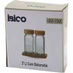 Ayder Timya 2PCS BAMBU KAPAKLI CAM TUZLUK - BİBERLİK - BAHARATLIK 120ML (Timya/Go1395) 199384