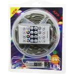 Ayder Timya 9MT KUMANDALI - USB Lİ RGB ŞERİT LED 0.4W/M - 20lm/led -20+55°C (Timya/Go1395) 205170