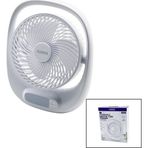 Ayder USB 7 İNÇ- 20CM MASA ÜSTÜ FAN VANTİLATÖR IŞIKLI 5W 180 DERECE 3 KADEME HIZ - 3 PERVANE STAND=24.8X30