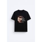 AYDESİGN Kişiye İsme Özel 23 Nisan 19 Mayıs Milli Bayramlar Atatürk Baskılı Erkek Kız Çocuk Siyah Tişört T-shirt