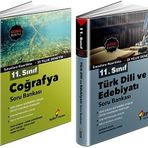 Aydın 11. Sınıf Edebiyat + Coğrafya Soru Bankası Seti 2 Kitap 2023