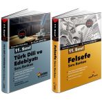 Aydın 2024 11. Sınıf Edebiyat + Felsefe Soru Bankası Seti 2 Kitap
