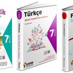 Aydin 2024 7. Sinif Matematik + Turkce + Fen Bilmileri Beceri Temelli Soru Bankasi Seti 3 Kitap