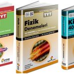 Aydin 2025 Tyt Fizik + Kimya + Biyoloji Deneme Seti 3 Kitap
