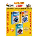 Aydın 2026 10.Sınıf Matematik-Fizik-Kimya %100 Yeni Etkinlikli Tematik Soru Bankası+Kalem
