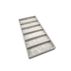 Aydın Decor Yeni Yerli Süet Gri 38*19cm Bölmeli Gözlük Standı (AYDINDECOR)