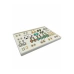 Aydın Decor Yerli Süet Krem Küpe Tabla Standı (aydındecor)