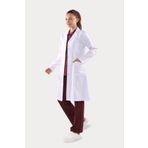 Aydın Online Uzun Kol Beyaz Uzun Boy Klasik Yaka Doktor Hemşire Öğretmen Önlüğü Alpaka Kumaş