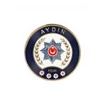 Aydın Polis Kol Arması 3D Plastik Tpu, Yeni Tip, Cırtlı, Standart Ölçü, 1.Sınıf Kalite