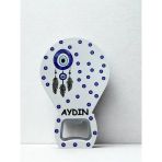 Aydın Temalı Nazar Baskılı Magnet Şişe Açacağı Buzdolabı Süsü (Kod:909)