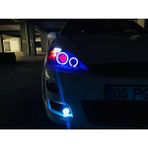 Aydın Tuning Ford Focus 1 Makyajlı Kasa Uyumlu - Far Içi 4Lü O Tip Rgb Angel 16 Renkli Uyumlu