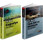 Aydın Yayınları 11. Sınıf Edebiyat + Coğrafya Soru Bankası Seti 2 Kitap 2023