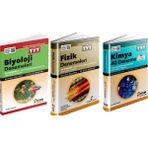 Aydın Yayınları 2025 Tyt Fizik + Kimya + Biyoloji Deneme Seti 3 Kitap