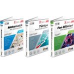 Aydın Yayınları (Sınıf: 7) 2024 Matematik / Türkçe / Fen Bilimleri Ders Işleyiş Modülleri Seti (3 Kitap)