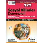 Aydın Yayınları TYT Sosyal Bilimler Deneme 20 Deneme