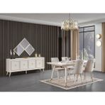 Aydınev Lisa Mdf Yemek Odası Takımı - Beyaz - 6