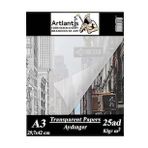Aydınger Kağıdı A3 83 gr 25'li Eskiz Kağıdı 1 Adet Artlantis Aydınger Kağıt 29,7x42 cm 25 Adet (Krem)