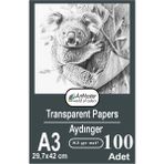 Aydınger Kağıdı A3 83 gr Eskiz Kağıdı 100 Adet Artmaster Aydınger Kağıt 29,7X42 cm Buzlu Mumlu Kağıt Çizim Kağıdı - Standart