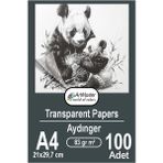 Aydınger Kağıdı A4 83 gr Eskiz Kağıdı 100 Adet Artmaster Aydınger Kağıt 21X29,7 cm Buzlu Mumlu Kağıt Çizim Kağıdı - Standart