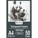 Aydınger Kağıdı A4 83 Gr Eskiz Kağıdı 50 Adet Artmaster Aydınger Kağıt 21X29,7 Cm Buzlu Mumlu Kağıt Çizim Kağıdı