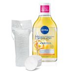 Aydınlatıcı Serum İçerikli Micellar Makyaj Temizleme Suyu 400ml, Pamuk Hediyeli