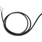 Aydınlatma Elektrik Kablosu (2*0,50 Ttr Yuvarlak Tip) (Tam Bakır) Siyah 3 Metre