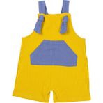 Aydodo Bicolor Bebek Salopet - Hardal - 3 - 6 Ay