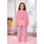 Aydoğan Kız Çocuk Kadife Pijama Takımı 1667 PEMBE01 - 3 Yaş